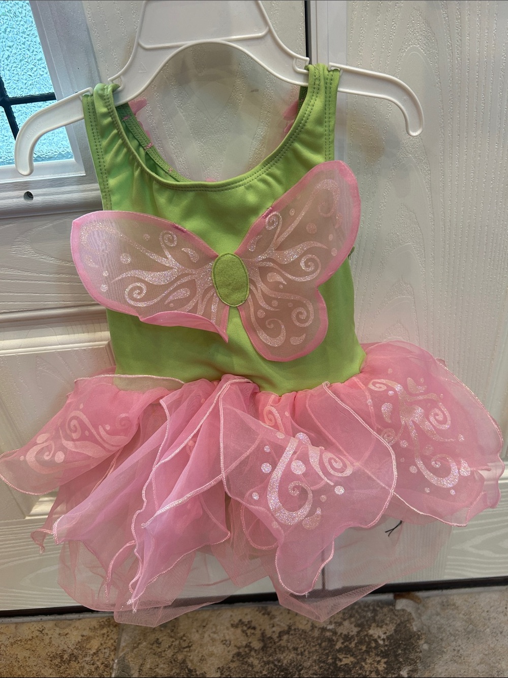 Gymboree Green and Pink Flower Tutu Dress - Picture 5 of 9
